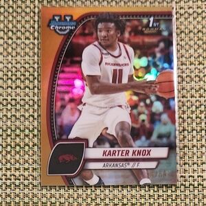 Karter Knox Bowman Basketball Card